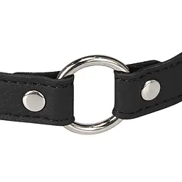 Нашийник Erospace Wild Play Choker With Ring C17 чорний - мініатюра 4