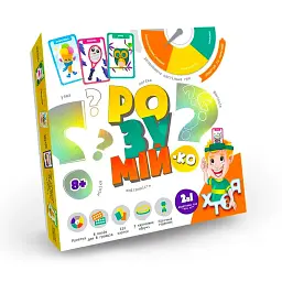Розвиваюча настільна гра Розумій-ко DankoToys GRZ-01-01U Різнокольоровий shop (2000903308812)