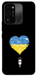Чохол Demsky З Україною в серці для Tecno Spark Go 2022 (KG5m)