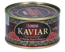 Ікра червона лососева горбуші Lemberg GRAND Premium 140г.