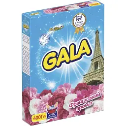 Пральний порошок Gala Французький аромат ручне прання 400 г - мініатюра 2