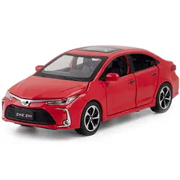 Колекційна металева модель автомобіля АвтоЕксперт Toyota Corolla з інерцією, світлом та звуком 1:32 - мініатюра 3