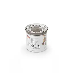Кругла ємність для зберігання продуктів TOSСA 0.7л, біло-сіра (55400)