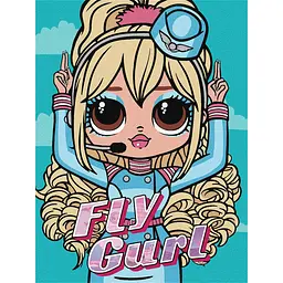 Картина за номерами "L.O.L. Surprise! O.M.G. Fly Gurl" KHO6275, 30х40 см