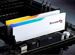 Модуль пам'яті G.Skill DDR5 32GB (2x16) Ripjaws M5 6400Mhz RGB White XMP 3.0 (F5-6400J3648F16GX2-RM5RW) - мініатюра 3