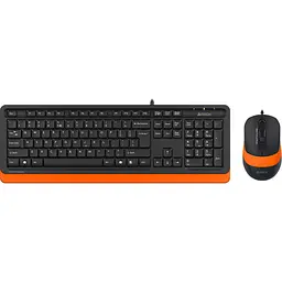 Комплект (Клавіатура та миша) A4Tech F1010 Fstyler USB Black-Orange (F1010 (Orange))
