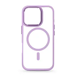Чехол Apple iPhone 16 Pro, Unit MagSafe, розовый, прозрачный, магсейф, противоударный, магнитный, панель-накладка с поддержкой MagSafe, с поддержкой беспроводной зарядки, TPU+PC, защита всего корпуса, ударопрочный, ArmorStandart (ARM78723)