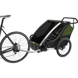 Дитяча коляска Thule Chariot Cab Double (Cypress Green) (TH 10204021) - мініатюра 3