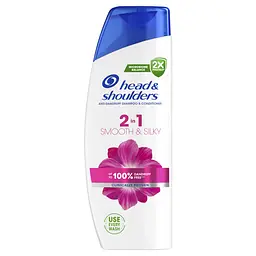 Шампунь та бальзам-ополіскувач проти лупи Head & Shoulders 2 в 1 Гладке та шовковисте 330 мл