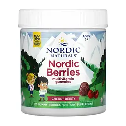 Витаминно-минеральный комплекс Nordic Naturals Мультивитамины для детей, вкус вишни, Nordic Berries, Multivitamin Gu (NOR-30126)