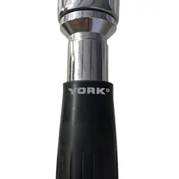 Ручка для тяги York Fitness V-подібна на трицепс з гумовими рукоятками, хром - мініатюра 11