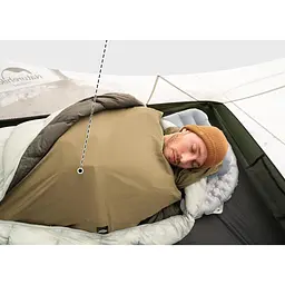 Підкладка для спального мішка Naturehike CNH22SD016 нейлон (Коричневий) - мініатюра 3