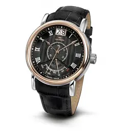 Наручний годинник Seculus 4506.3.7003 black, ss-r, black leather