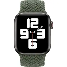 Ремінець Braided Solo Loop Band для Apple Watch 38/40/41mm Inverness Green Size 6 144mm [105202] - мініатюра 2