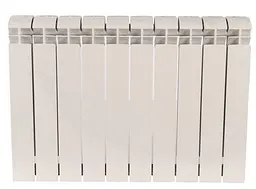 Радіатор біметалевий секційний Queen Therm 500/100 (кратно 10), Білий