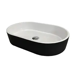 Раковина Adamant Beste New black/white glossy 100003542, Чорний