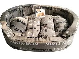 Лежак для собак та котів Ferplast Dandy Cities 55 коричневий 55x41x15 см 82942096 - мініатюра 5