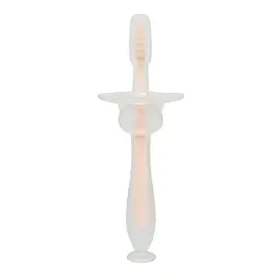 Силіконова зубна щітка Mumlove MGZ-0707(Pink) з обмежувачем