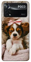 TPU чохол Demsky Sleepy spaniel для Xiaomi Poco X4 Pro 5G