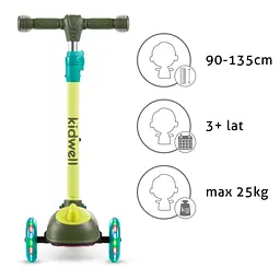 Самокат Kidwell ZOOCAR Dinosaur - мініатюра 4
