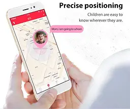 Дитячий розумний смарт годинник Lemfo R18M з GPS трекером, 4G сім картою, відеодзвінком, прослуховуванням та кнопкою SOS Рожевий - мініатюра 9