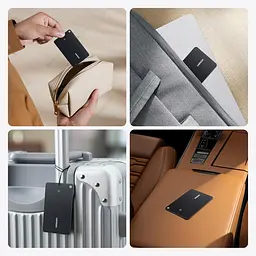 Bluetooth-трекер-картка UGREEN FineTrack CM817 Slim AirTag Apple Find My iPhone/iPad iOS/iPadOS 14.5+ Android не підтримується MacBook macOS 12.5+ лише перегляд без сполучення місцезнаходження не в реальному часі звук лише поблизу сповіщення про залишену річ IP68 до 12 місяців роботи (теоретично) спільний доступ до 5 користувачів з iOS 17+ магнітне заряджання кабель USB-A ↔ магнітний 2-контактний 60 см у комплекті чорний (45298) - мініатюра 10