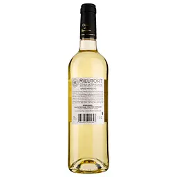 Вино Rieutort Moelleux Gros Manseng Cotes De Gascogne IGP, біле, сухе, 0,75 л - мініатюра 2