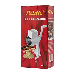 Ручний млин терка для горіхів, шоколаду, сиру Pelitte, Kitchen Master Білий 86087 - мініатюра 8