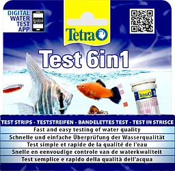 Набір індикаторних тестів для води Tetra Test 6in1