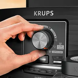 Krups Кофемашина Krups Intensity Milk 1.7л, зерно, автомат.капучинатор, авторецептів - 4, чорний - мініатюра 7