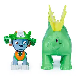 Колекційна фігурка Spin Master Paw Patrol Дино-місія Роккі з динозавром (SM17706/1660) - мініатюра 2