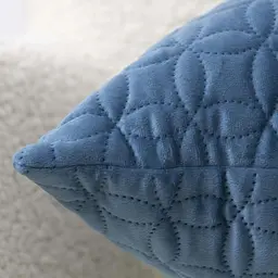 Наволочка декоративна ТЕП Velour Мозаїка 45х45 см темно-синій (2-05175_36300) - мініатюра 5