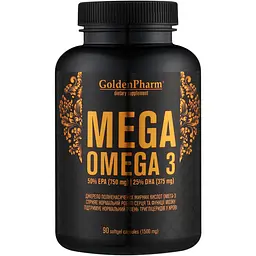 Мега-Омега-3 Golden Pharm 90 капсул