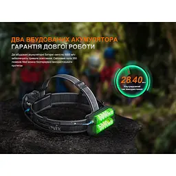 Налобний ліхтар Fenix HP35R SAR з вогнетривкою пов'язкою - мініатюра 7