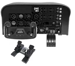 Педалі Logitech G Saitek Pro Flight Rudder Pedals PC (945-000005) - мініатюра 2