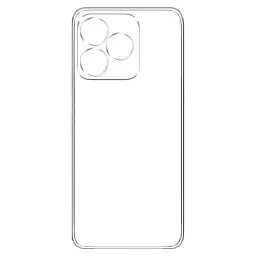 Силіконовий чохол BeCover для Realme Note 50 Transparancy (711182) - мініатюра 3