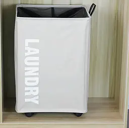 Тканинний кошик для білизни з ручками ROLLING BAG AND243, ящик для білизни - мініатюра 5