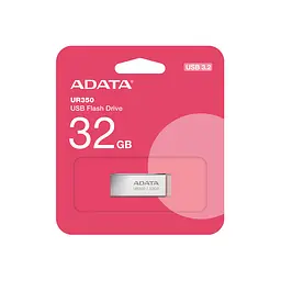 Флеш-накопичувач ADATA USB 3.2 UR 350 32Gb Сріблястий/Beige - мініатюра 2