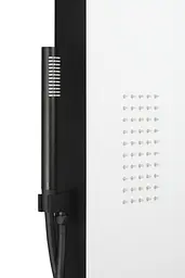 Душова панель Corsan Duo black white LED A777MWHBLLED, Білий - мініатюра 4
