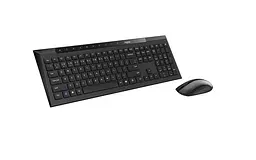 Комплект (клавіатура + миша) Rapoo 8210M wireless, черний (8210M black) - мініатюра 8