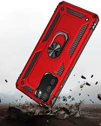 Панель BeCover Military для Samsung Galaxy A02s SM-A025/ A03s SM-A037 / M02s SM-M025 Red (706014) - мініатюра 5