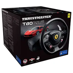 Кермо і педалі Thrustmaster для PC/PS4 T80 FERRARI 488 GTB EDITION - мініатюра 5