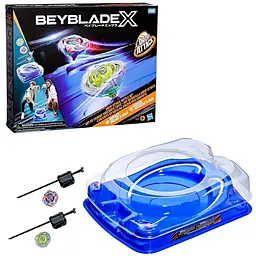 Ігровий набір Арена з Бейблейдами Hasbro Beyblade X Drop Attack Battle Set G0842 2 дзиги 2 пускові установки від 8 років (SKU-314)