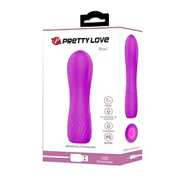 Вібратор Pretty Love Beau 11,9 см (фіолетовий) - мініатюра 9