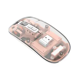 Бездротова мишка прозора комп'ютерна блютуз миша Wireless Mouse M133 - мініатюра 4