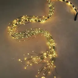 Гірлянда світлодіодна від мережі Хвіст Y25-33 19582 3 м 600 LED теплий жовтий