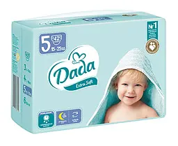 Підгузки Dada Extra Soft 5 для дітей вагою від 15 до 25 кг 42 шт (ExtraSoft5)