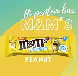 Шоколадний батончик M&M's Hi Protein Peanut Milk Chocolate Bar 51 г - мініатюра 3
