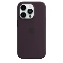 Силіконовий чохол CasePro Silicone Case with MagSafe Elderberry для iPhone 14 Pro - мініатюра 3