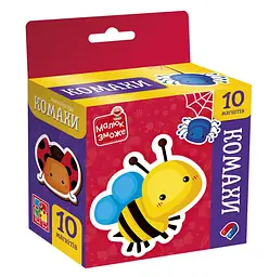 Гра розвиваюча Vladi Toys набір магнітів Комахи VT3106-32 Різнокольоровий shop (4820234767021) - мініатюра 1